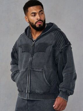 YoungLA Batman Armored Zip-Up Hoodie - XL
